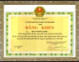 Certificate of merit from Danang People's Committees 1998-1999