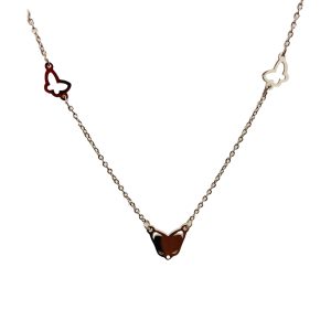 Collar Elegante Color Plata ‘Gato’ n12