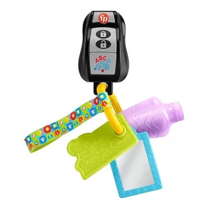 Fisher-Price Ríe y Aprende Llavero de Actividades Juguete Musical HWY38