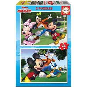 Puzzle 2en1 48 piezas de Mickey y sus amigos de Disney Junior 18885