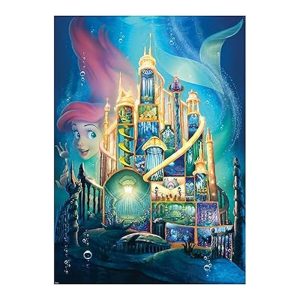 Ravensburger Puzzle Castillo de Ariel en el Fondo del Mar 1000 Piezas 12000265