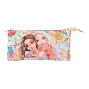 Depesche TopModel Girl Power Estuche Beige 3 Compartimentos 13287