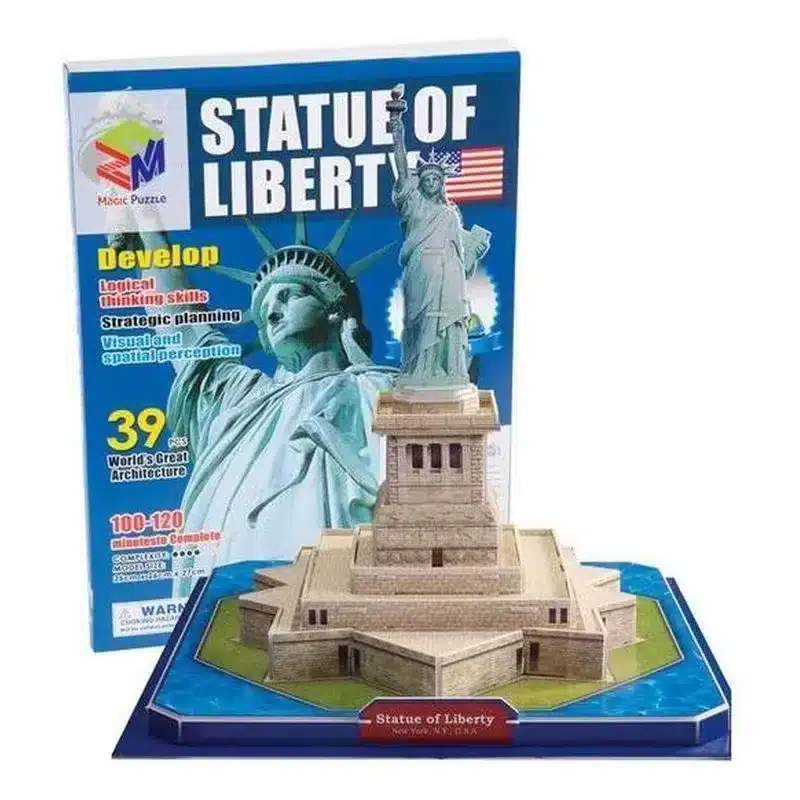 Puzzle 3D de la Estatua de la Libertad 100-120 142961-402038 Fentoys