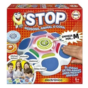 Stop, persona, animal o cosa Juego de mesa familiar 16589 EDUCA