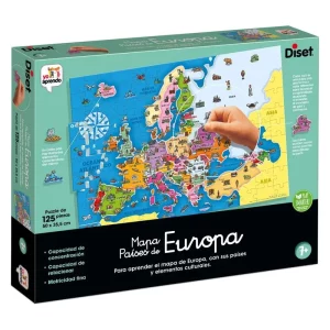 Diset Puzzle educativo para aprender Países de Europa 68947