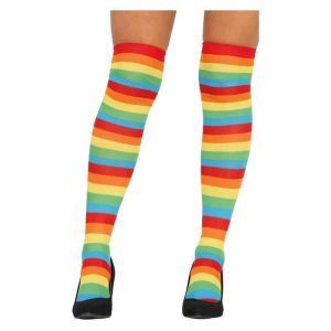 Medias de rayas multicolor 17330