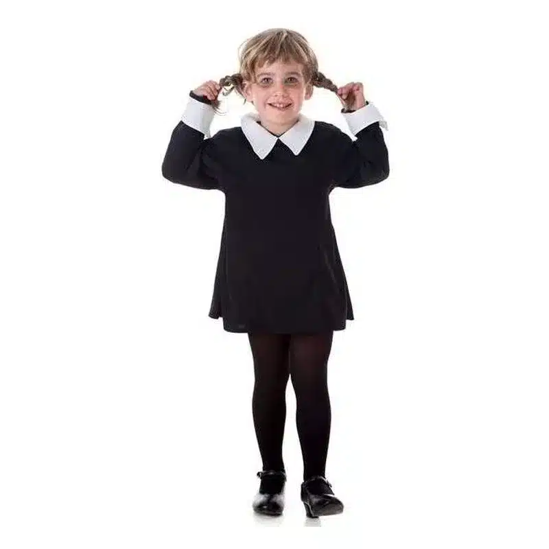 Disfraz infantil de Miércoles Addams 11-13 años 3708-5 C.LLOPIS