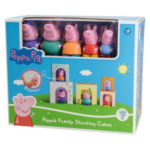 Cubos apilables y figuras Peppa Pig DEQUBE 921D00064 – A partir del año