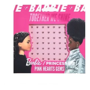 Set Barbie Gemas Adhesivas Faciales Pink Hearts 1599 PRINCESS