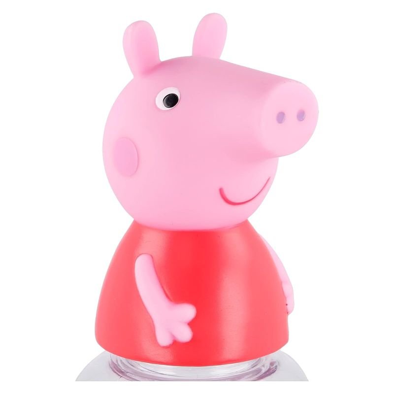 Botella agua reutilizable Peppa Pig con tapón 3D 560ml - Imagen 3