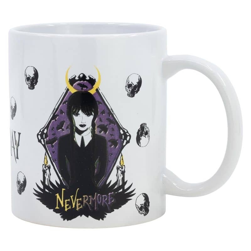 Taza de ceramica 325 ml con diseño de Miércoles Addams Stor 75978 - Imagen 2