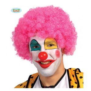 Peluca rizada de payaso roza para disfraz de halloween o carnaval 90211