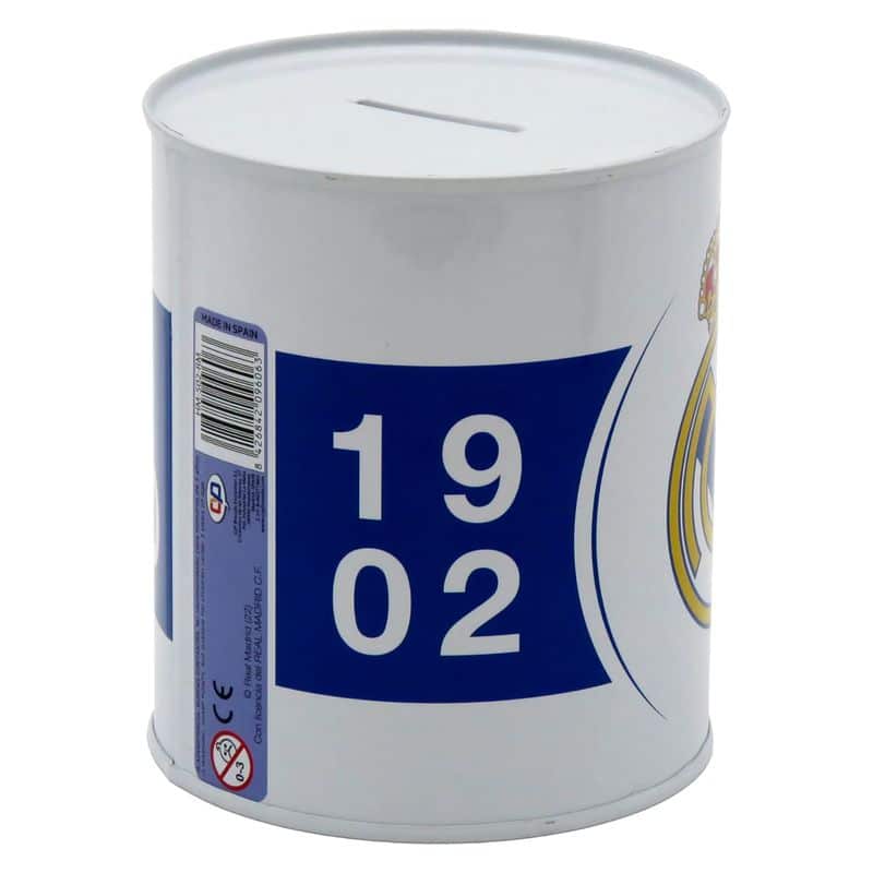 Hucha 12cm Real madrid con el escudo y año de fundación 1902 HM-502-RM - Imagen 2