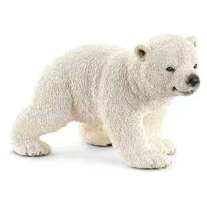 Figura animal cría de oso polar blanco Schleich 14708
