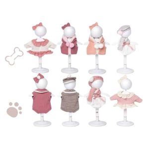 Traje perritos 25 cm modelos surtidos diferentes 263 ROSA TOYS