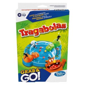 Juego portátil multijugador Tragabolas clásico Grab y Go! F8255 Hasbro