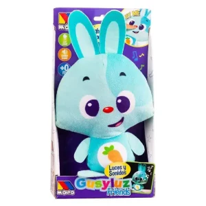 Gusy Luz Baby Azul Conejito con Luz y Sonidos Molto 24534