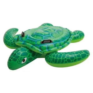 Colchoneta Tortuga Verde Hinchable con 2 Asas Intex 57524