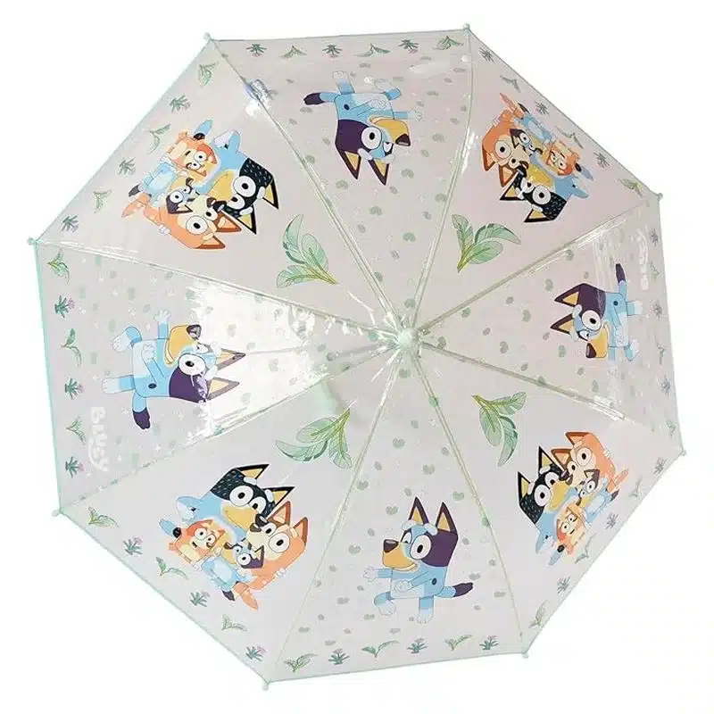 Paraguas infantil transparente automático Bluey y su familia AG-504-BY CYP - Imagen 2