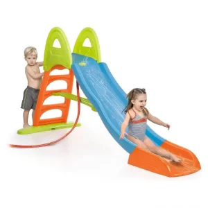 Tobogán Super Mega Slide FEBER con rampa curva y conexión de agua 8.9594