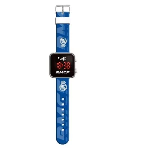 Reloj LED Real Madrid correa azul con escudo en blanco RM00017 KIDS EUROS