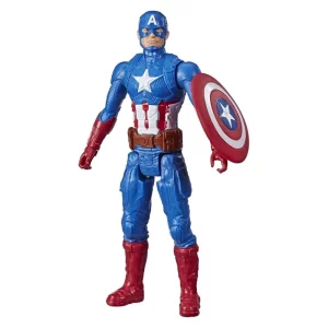 Figura de acción Capitán América 30cm Titan Hero Series E7877 HASBRO am.