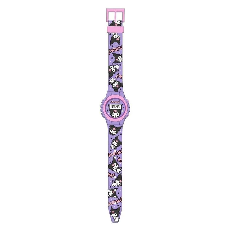 Reloj digital Kuromi morado infantil KU00002 KIDS EURO - Imagen 2