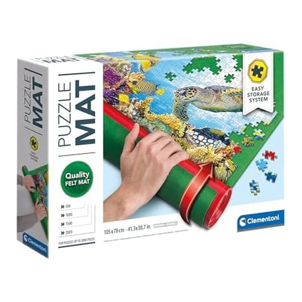 Clementoni Tapete para Puzzles Color Verde 30229 - Imagen 2