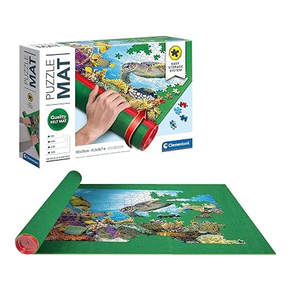 Clementoni Tapete para Puzzles Color Verde 30229