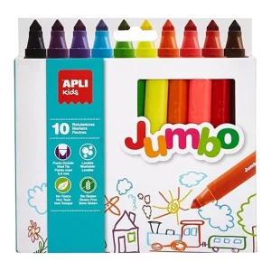 Apli Kids Rotuladores Jumbo 10 Unidades 16804