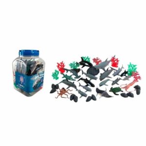 Cubo de animales marinos con 30 figuras diferentes 20-627