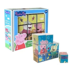 Cefa Toys Rompecabezas Peppa Pig 9 Cubos 88320