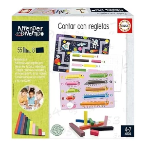Educa Contar con Regletas Cuisenaire Juego Educativo 20110