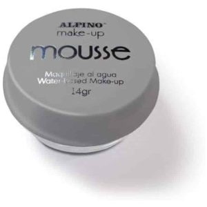 Maquillaje mousse plata tarro para carnaval DL000175
