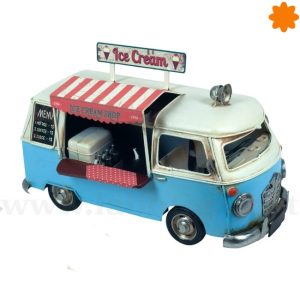 Autocaravana hippie metálica decorativa para regalar