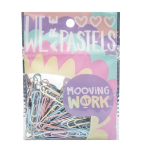 Mooving pastel clips (60 unidades)
