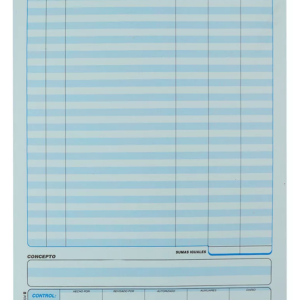 Block Poliza De Ingresos 50 Hojas Tamaño Carta 21.5x28cm