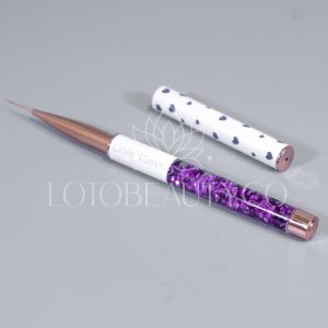 Pincel lainer de 15mm de cerdas sintéticas con tapa