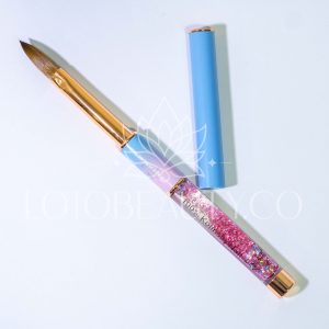 Pincel kolinsky N12 de uso profesional para la aplicación de acrílico en las uñas