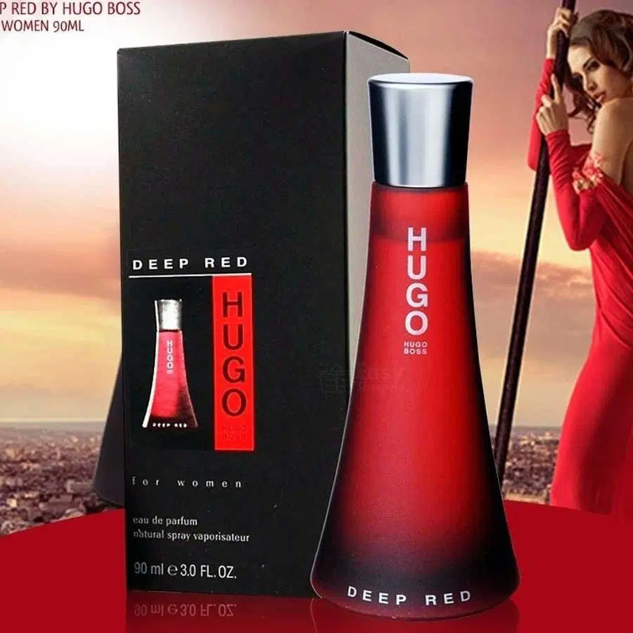 Perfume Hugo Deep Red de Hugo Boss mujer edp 90ml - Imagen 3