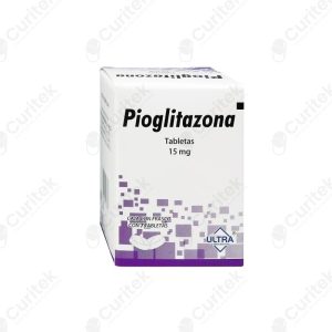 PIOGLITAZONA 15 MG 7 TABLETAS