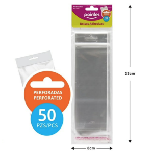POINTER BOLSAS 8X23CM 50PC