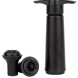 Qpractiko Bomba de Vacío Black + Tapones