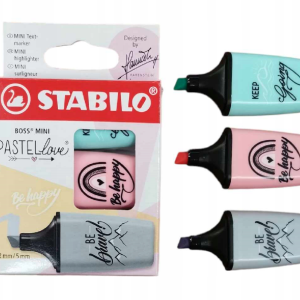 STABILO RESALTADOR 3PC MINI