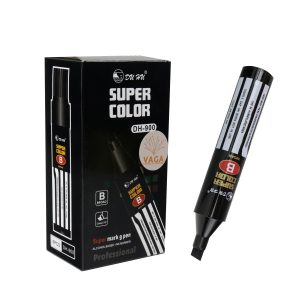 6 Marcador Jumbo Aceite Negro Para Letreros Secado Rapido