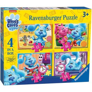 Puzzle progresivo infantil 4 en 1 de 12 a 24 piezas Blues Clues & You