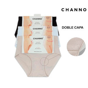 Braga faja reductora silueta doble capa con silicona 2661 Channo