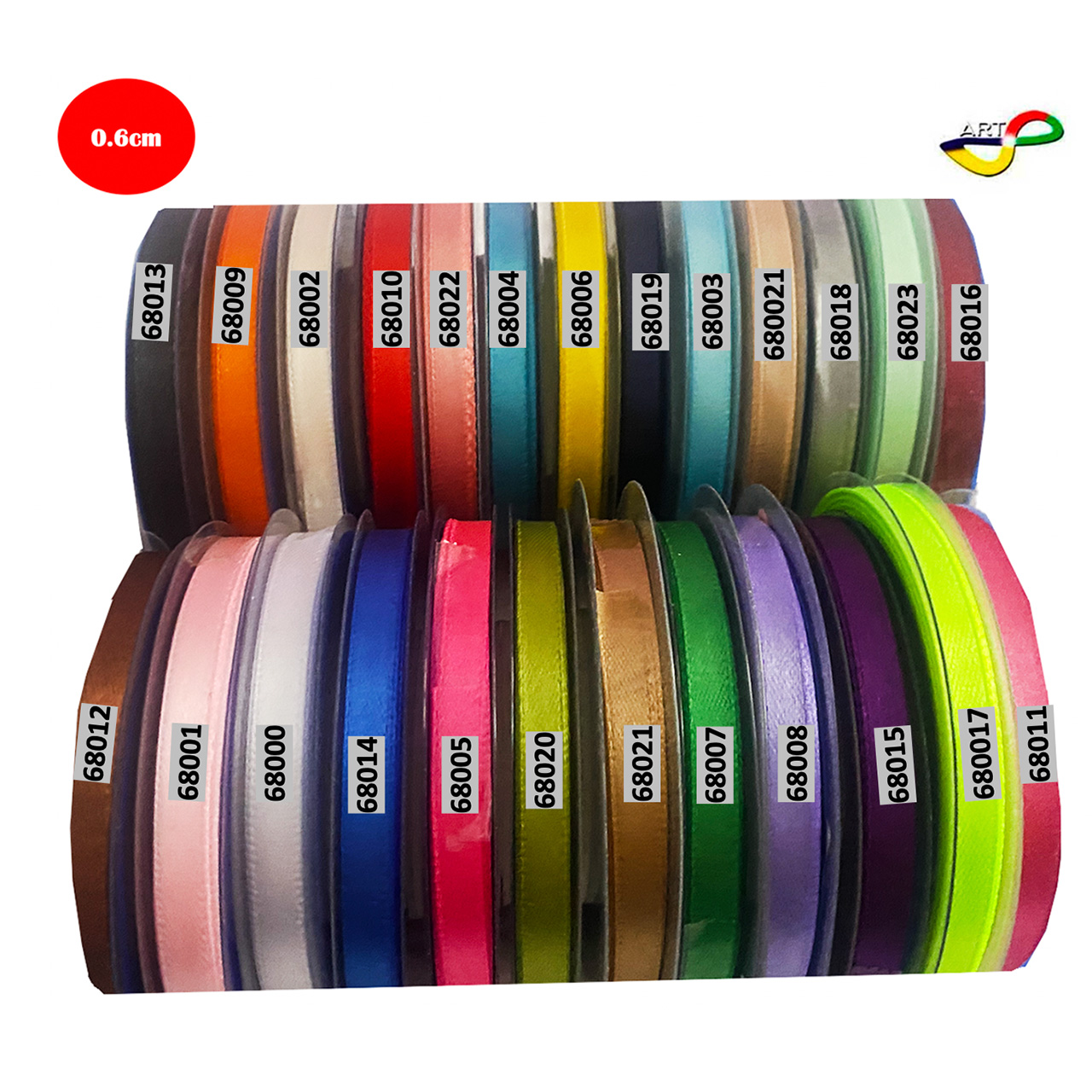 Cinta Ribbon 0,6cm x 22m Artes Infinitas variedad de colores - Imagen 2