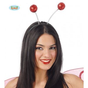 DIADEMA BOLAS ESCARCHA ROJAS – Guirca 16626