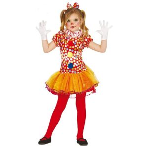 Disfraz Infantil Payasita Talla 7 a 9 Años Guirca 83397